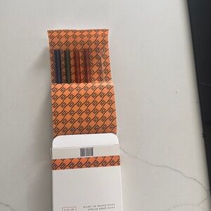 NWT - Khen - Glass Straws Set of 4 w/ Straw Cleaner